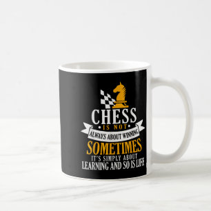 Taza De Café Jugadores De Ajedrez Cita Profesional O Hobby Ches