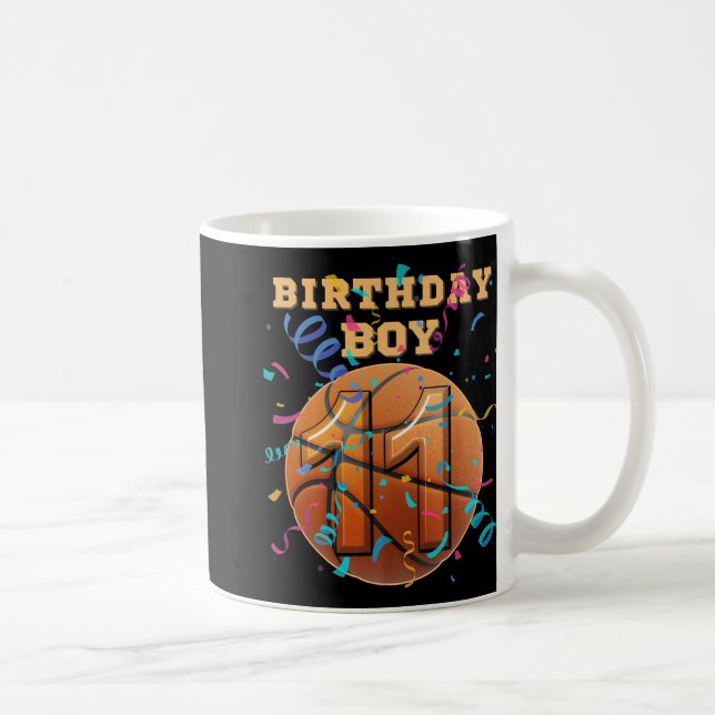 Taza De Café Jugadores de baloncesto de 11 años (Derecha)