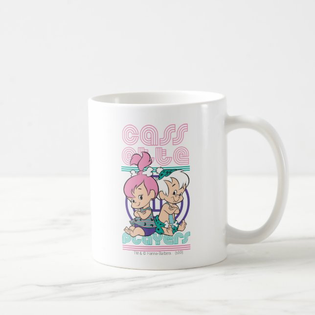 Taza De Café Jugadores de cassette PEBBLES™ y BAM-BAM™ (Derecha)