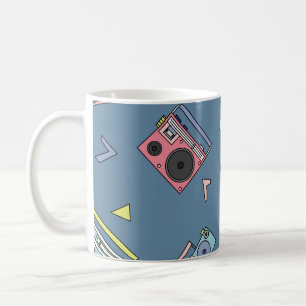 Taza De Café Jugadores de Cassette Vintage: Arte retro sin prob