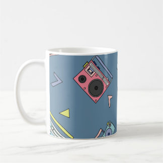 Taza De Café Jugadores de Cassette Vintage: Arte retro sin prob