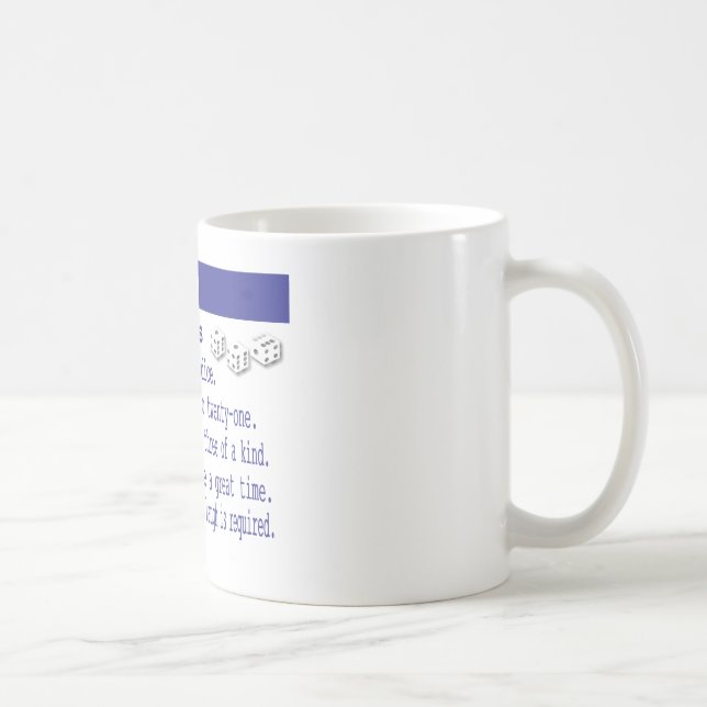 Taza De Café jugadores queridos del bunco (Derecha)