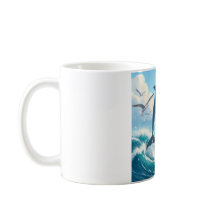 Jugando al delfín Motif Mug