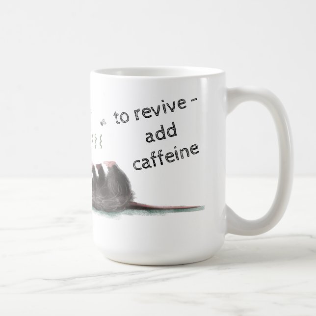 Taza De Café Jugando Muerte Mug Opossum (Derecha)