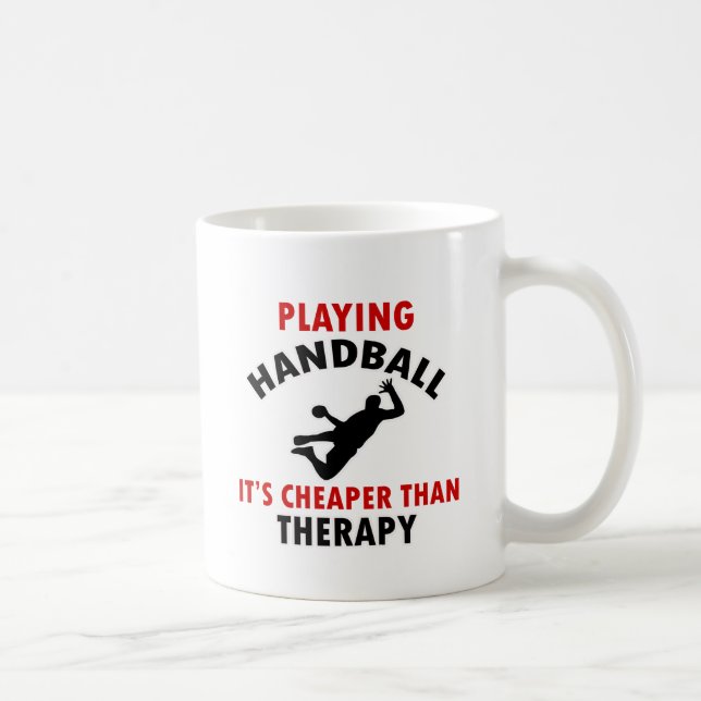 Taza De Café jugar a balonmano (Derecha)