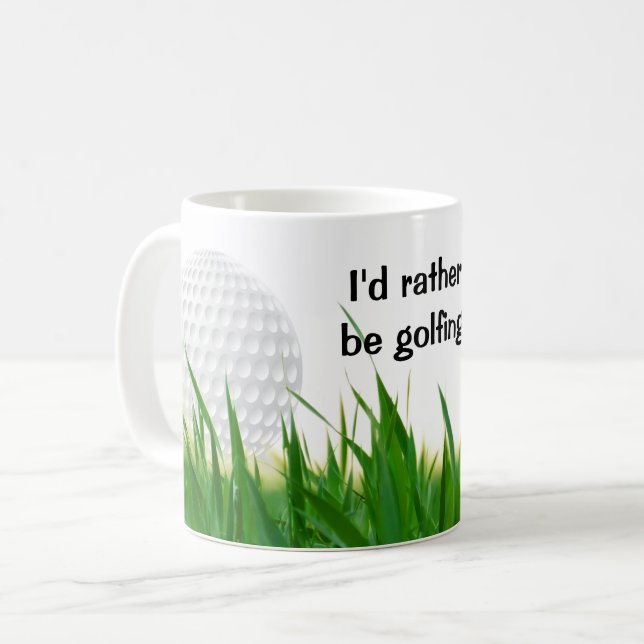 Taza De Café Jugar al golf (Anverso izquierdo)