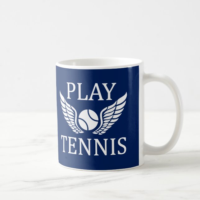 Taza De Café Jugar al tenis (Derecha)