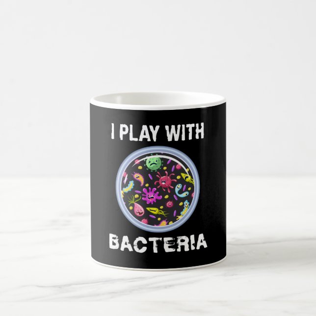 Taza De Café Jugar con química bacteriológica (Centro)