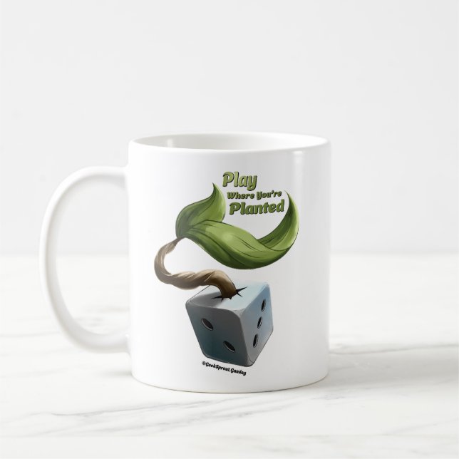 Taza De Café Jugar donde estás plantado (Izquierda)