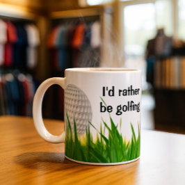 Taza De Café Jugar golf