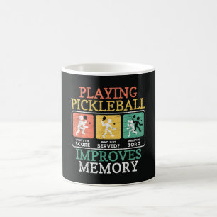Taza De Café Jugar Pickleball Mejora la Memoria