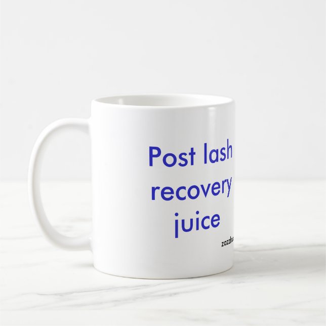 Taza De Café Jugo de la recuperación del latigazo del poste (Izquierda)
