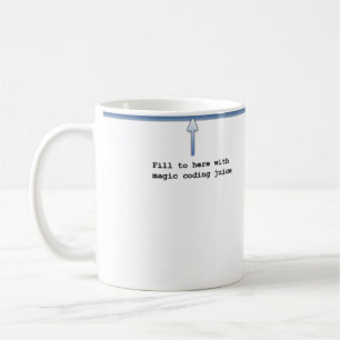 Taza De Café Jugo mágico de la codificación
