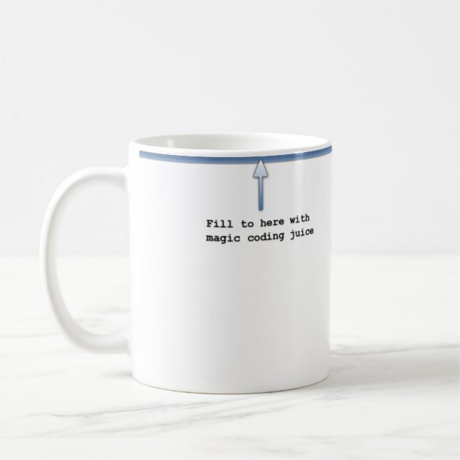 Taza De Café Jugo mágico de la codificación (Izquierda)
