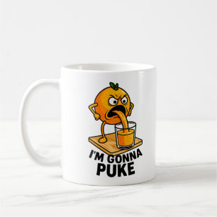 Taza De Café Jugo Naranja gracioso de la fruta de Kawaii
