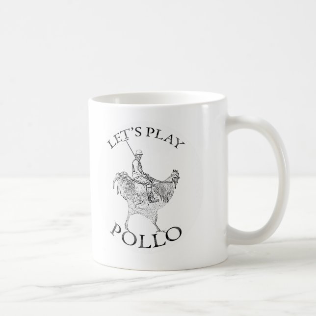 Taza De Café ¡Juguemos Pollo! (Derecha)