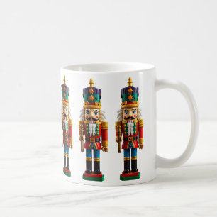 Taza De Café Juguete de cascanueces navideño colorido