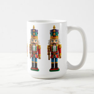 Taza De Café Juguete de cascanueces navideño colorido