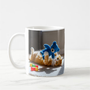 Taza De Café Juguete gatito juguetón