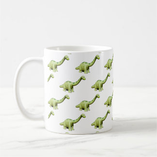 Taza De Café Juguete Personalizado de Dinosaurio Brontosauro