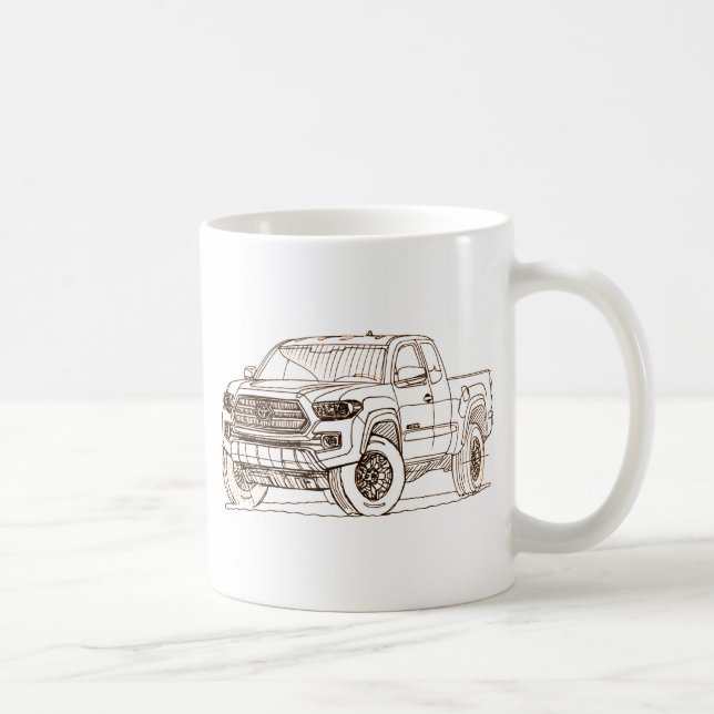 Taza De Café Juguete Tacoma TRD 2016 (Derecha)