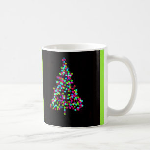 Taza De Café Juguetes de Navidad sobre Verde