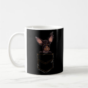 Taza De Café Juguetes rusos terrier cachorro por un Mascota due