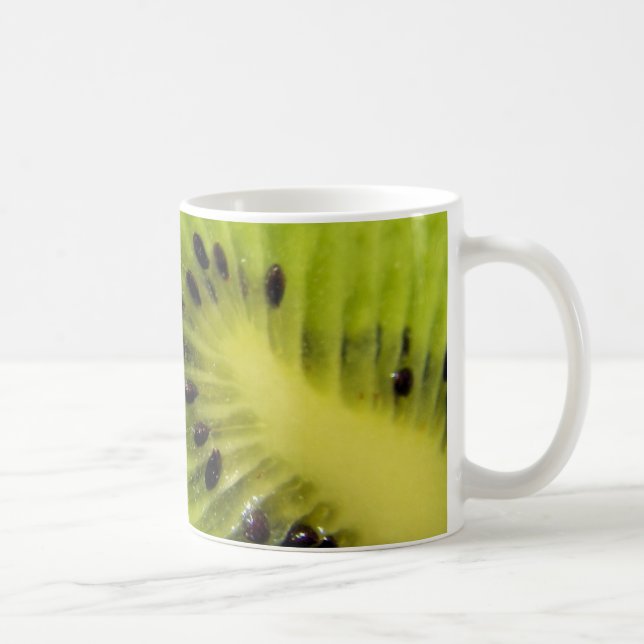 Taza De Café Juicy Kiwi Fruit and Seeds Mug (Derecha)