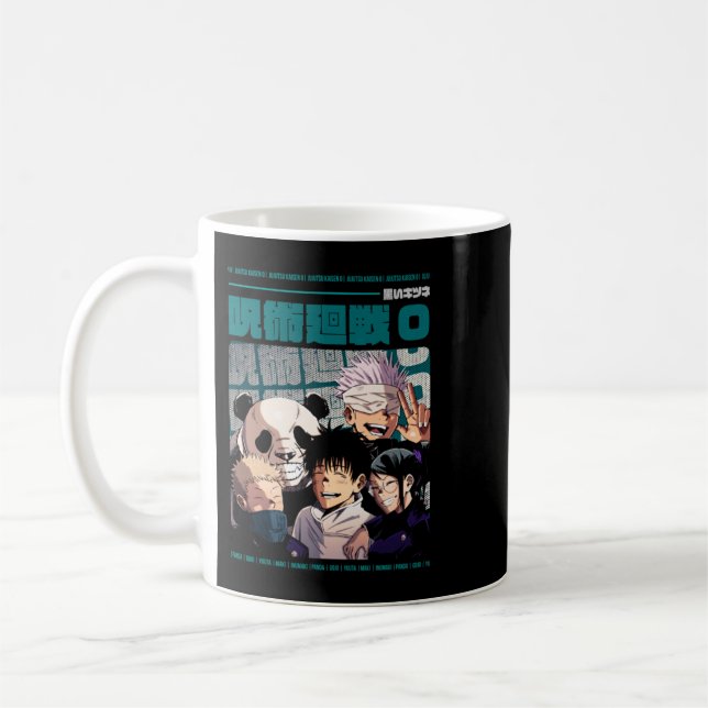 Taza De Café Jujutsu Kaisen 0 Jujutsu Kaisen Manga Estilo Cha (Izquierda)