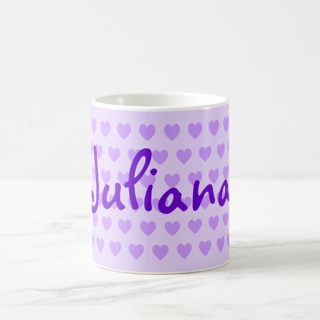Taza De Café Juliana en morado (Centro)