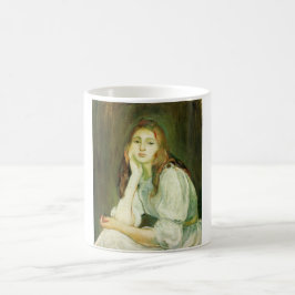 Taza De Café Julie Daydreaming (bella joven mujer)