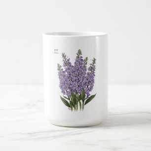 Taza De Café Julio Larkspur Bloom - Regalo de cumpleaños person