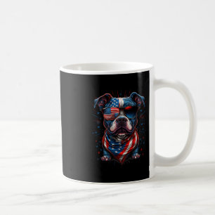 Taza De Café Julio Patriótico Staffordshire Bull Terrier Dog U