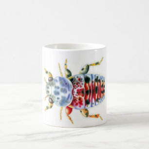 Taza De Café Jumping Plant Louse 060824IREF212 - Watercolor