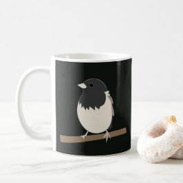 Taza De Café Junco Bird Art De Ojo Oscuro