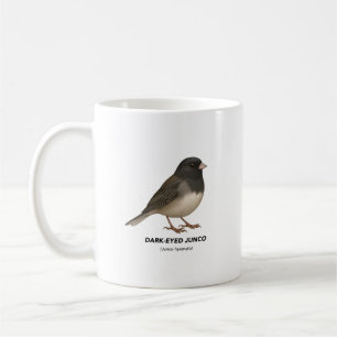 Taza De Café Junco de ojos oscuros - Aves de California