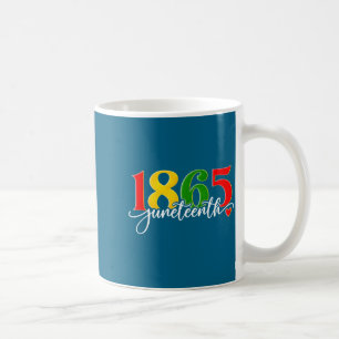 Taza De Café Juneteenth 1865 afroamericano historia negra hombr