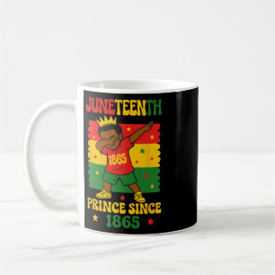 Taza De Café Juneteenth 1865 Groovy Niño Haciendo Dabbing Prínc