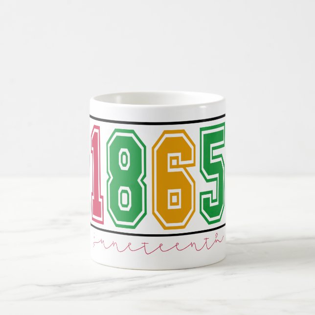 Taza De Café Juneteenth - Historia Negra (Centro)