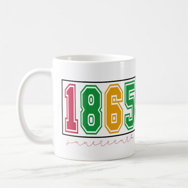 Taza De Café Juneteenth - Historia Negra (Izquierda)