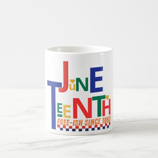 Taza De Café Juneteenth June 19, 1865 - Historical Commemoratio (Centro)