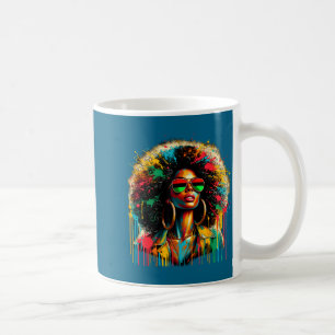 Taza De Café Juneteenth mujeres negras reina afro africana mela