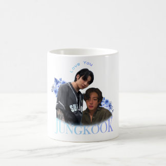 Taza De Café Jungkook mínimo y hermoso