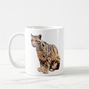 Taza De Café jungla de fotografía de leopardo nublado animal ga