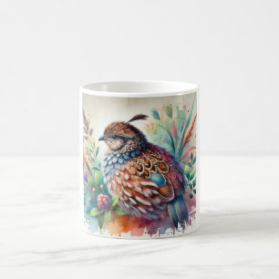 Taza De Café Jungle Bush Quail 180924AREF115 - Watercolor