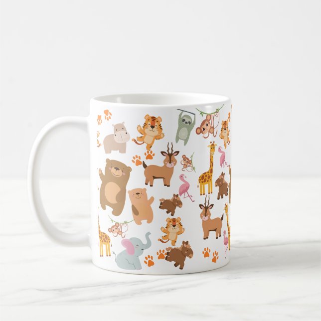 Taza De Café Jungle Friends Mug (Izquierda)