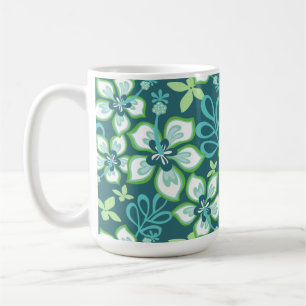 TAZA DE CAFÉ JUNGLE SURF (COMBINACIÓN VERDE AZULADO)