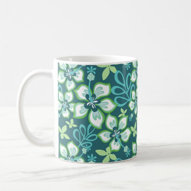 TAZA DE CAFÉ JUNGLE SURF (COMBO VERDE AZULADO)