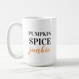 Taza De Café Junkie de las especias de calabaza