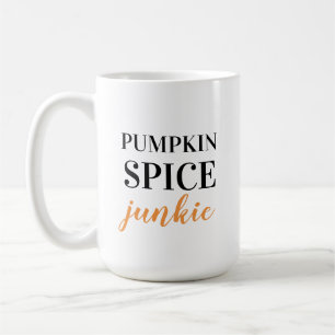 Taza De Café Junkie de las especias de calabaza